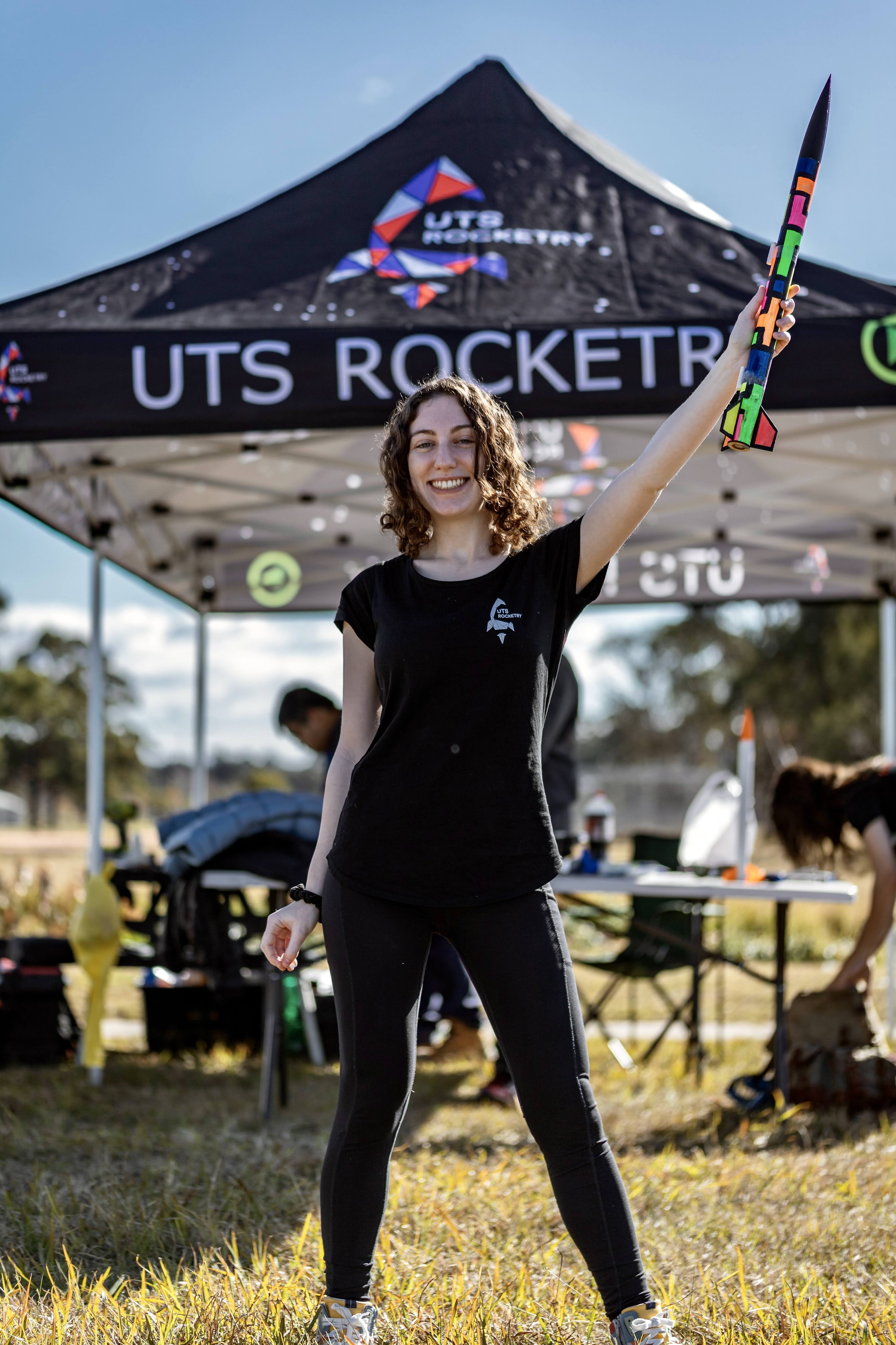 8-Bit rocket ready for launch